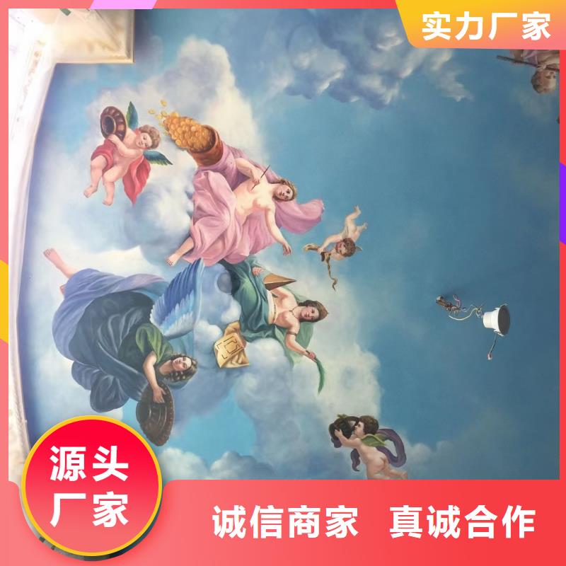 墙绘彩绘手绘墙画壁画墙体彩绘手绘佛像设备齐全支持定制推荐商家