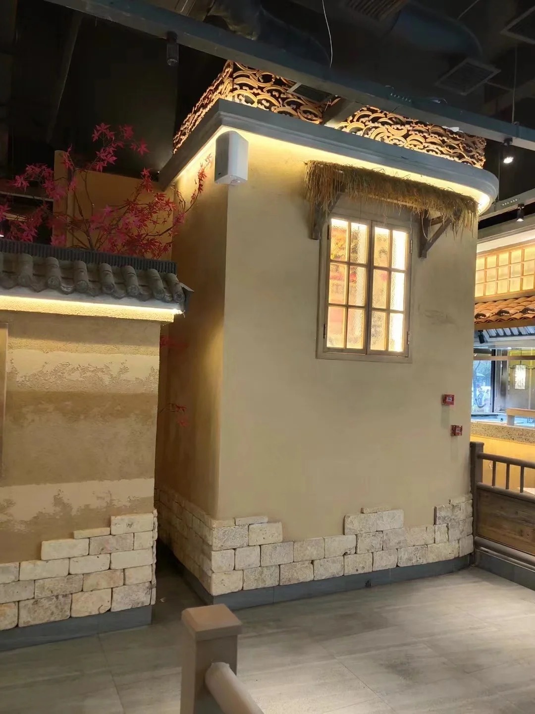 仿夯土稻草漆，艺术涂料厂家，农家小院改造，仿夯土漆生产厂家