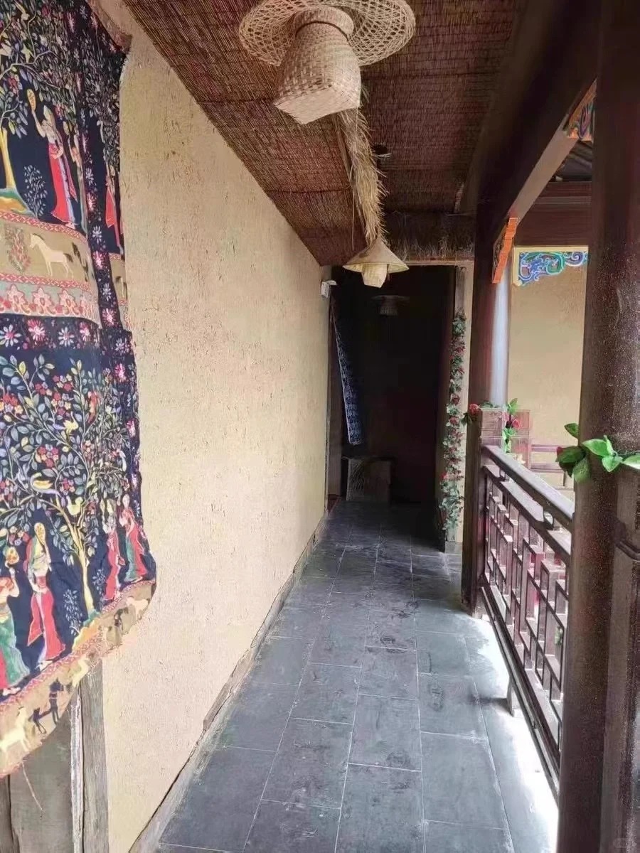 生态稻草漆，老房翻新，农家小院，仿夯土肌理漆厂家施工