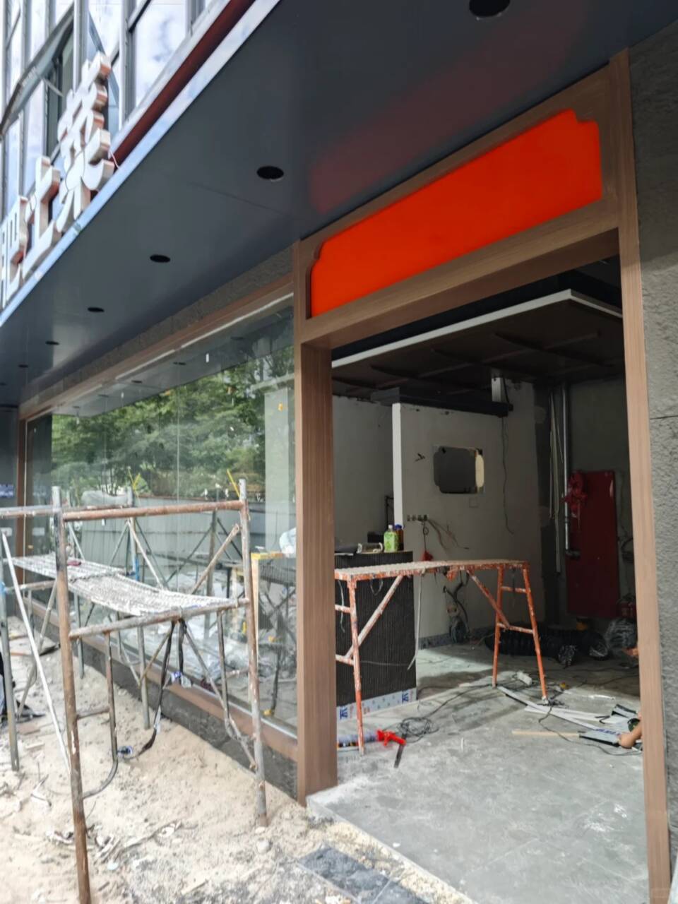 内外墙木纹漆批发价格#钢结构建筑#金属面#仿古建筑