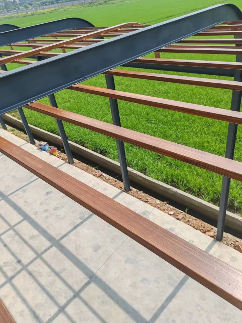 不锈钢仿木纹漆施工多少钱#内外墙#不锈钢#铝合金#镀锌管