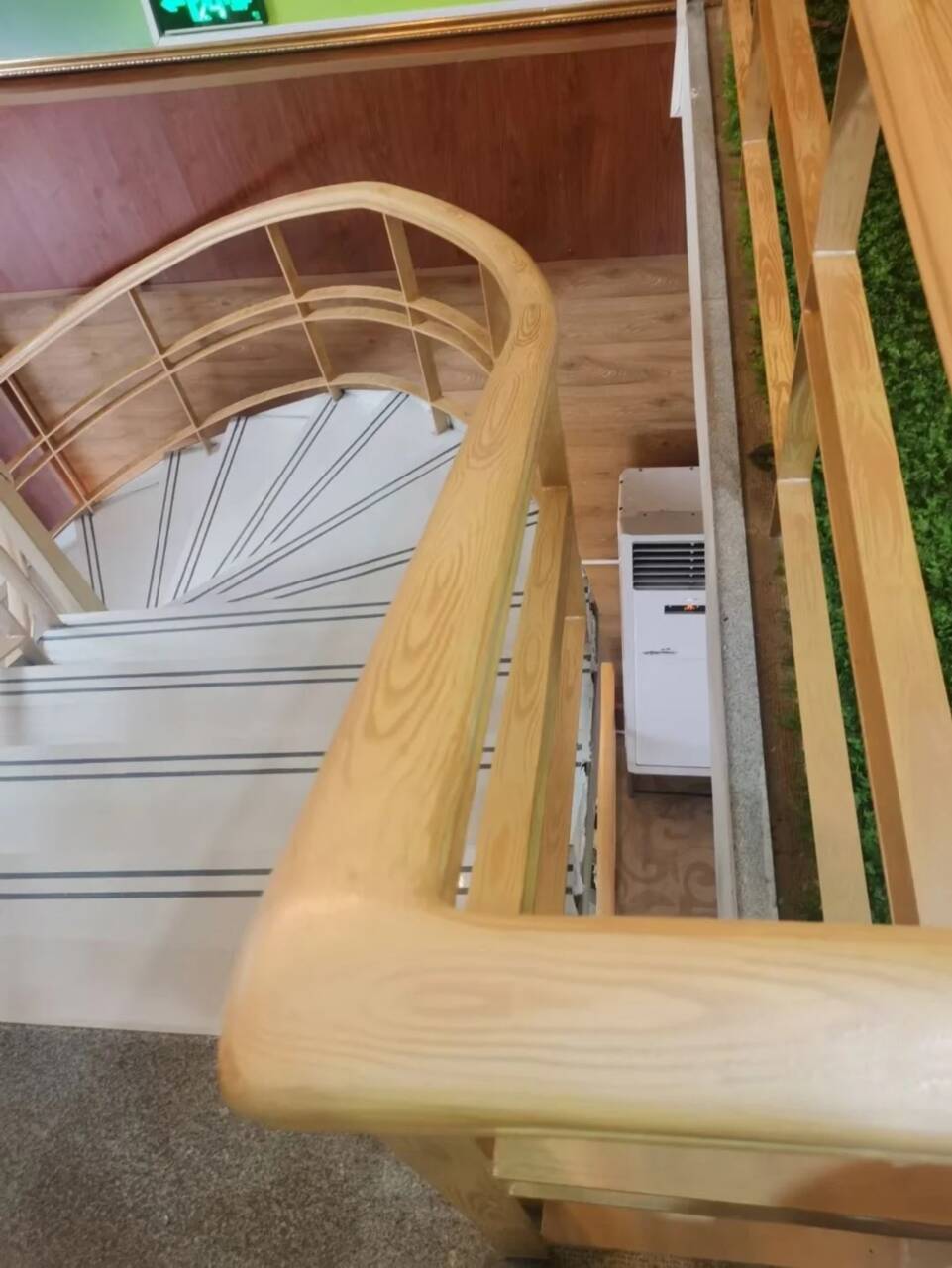 栈道护栏木纹漆施工价格#铁艺花架#仿古建筑#凉亭廊架